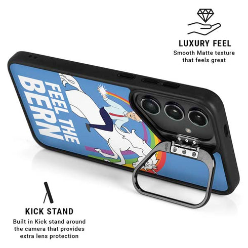 Feel The Bern Unicorn Galaxy S24 Plus Kickstand Case