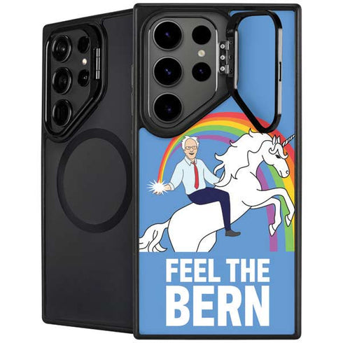 Feel The Bern Unicorn Galaxy S24 Ultra Kickstand Case