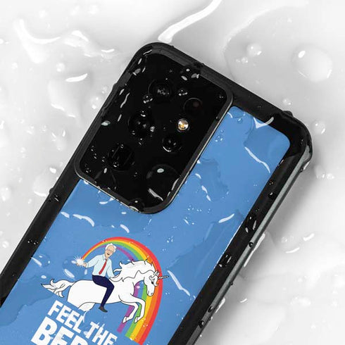 Feel The Bern Unicorn Galaxy S24 Ultra Waterproof Case
