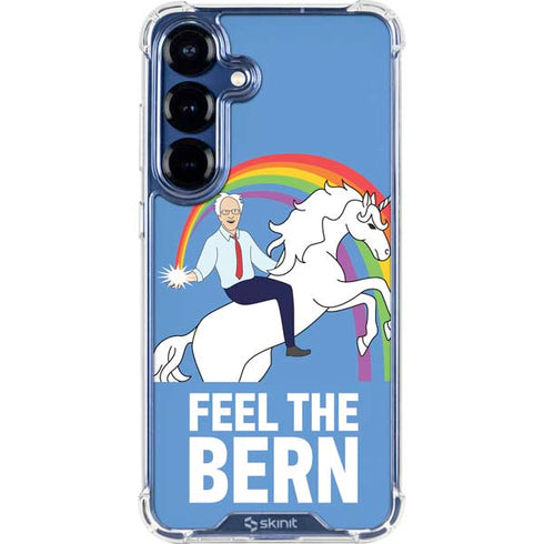 Feel The Bern Unicorn Galaxy S25 Plus Clear Case