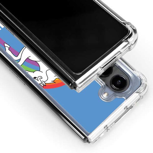 Feel The Bern Unicorn Galaxy Z Fold5 5G Clear Case