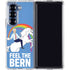 Feel The Bern Unicorn Galaxy Z Fold6 Clear Case