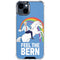 Feel The Bern Unicorn iPhone 15 Clear Case