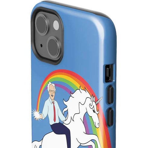 Feel The Bern Unicorn iPhone 15 Impact Case
