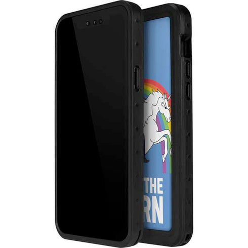 Feel The Bern Unicorn iPhone 15 Plus Waterproof Case
