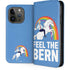 Feel The Bern Unicorn iPhone 15 Pro Folio Case