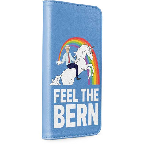 Feel The Bern Unicorn iPhone 15 Pro Folio Case