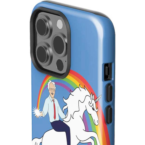 Feel The Bern Unicorn iPhone 15 Pro Impact Case