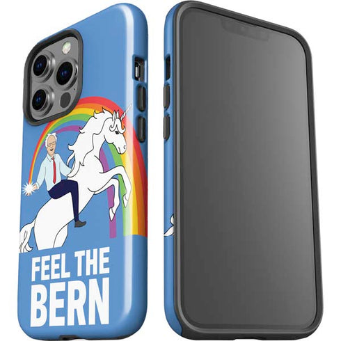 Feel The Bern Unicorn iPhone 15 Pro Impact Case