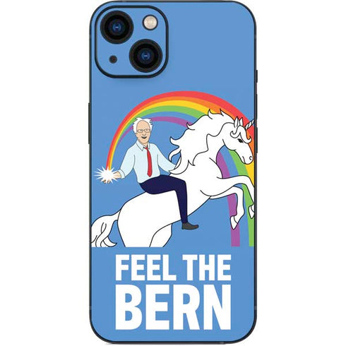 Feel The Bern Unicorn iPhone 15 Skin