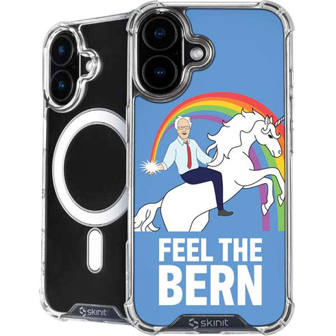 Feel The Bern Unicorn iPhone 16 Plus MagSafe Case