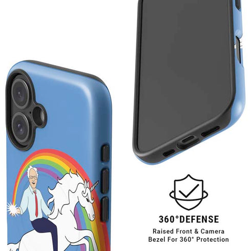 Feel The Bern Unicorn iPhone 16 Plus Magsafe Impact Case