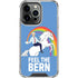 Feel The Bern Unicorn iPhone 16 Pro Clear Case