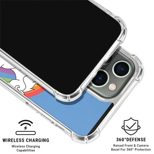 Feel The Bern Unicorn iPhone 16 Pro Clear Case