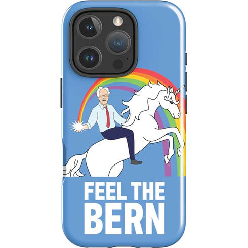 Feel The Bern Unicorn iPhone 16 Pro Impact Case