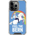 Feel The Bern Unicorn iPhone 16 Pro Max Clear Case
