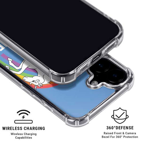 Feel The Bern Unicorn iPhone 17 Clear Case