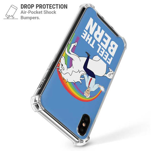 Feel The Bern Unicorn iPhone X/XS Clear Case