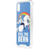 Feel The Bern Unicorn iPhone XS Clear Case