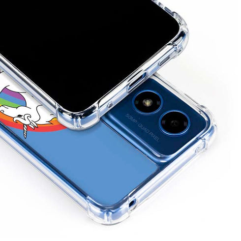 Feel The Bern Unicorn Moto G Play 4G (2024) Clear Case