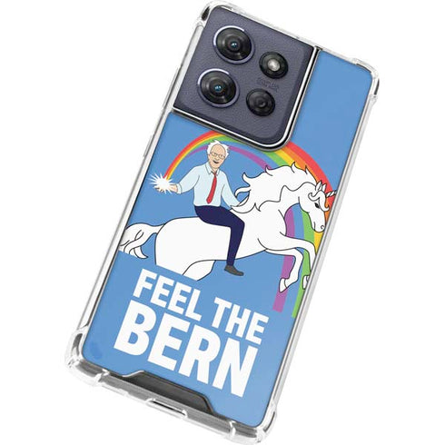 Feel The Bern Unicorn Moto G Play 5G (2025) Clear Case