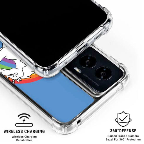 Feel The Bern Unicorn Moto G Power 5G (2024) Clear Case
