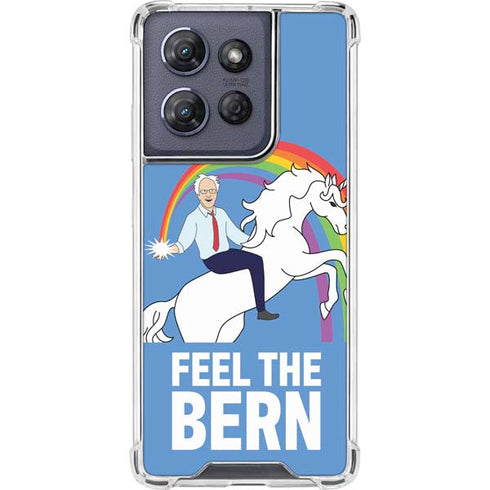 Feel The Bern Unicorn Moto G Power 5G (2025) Clear Case