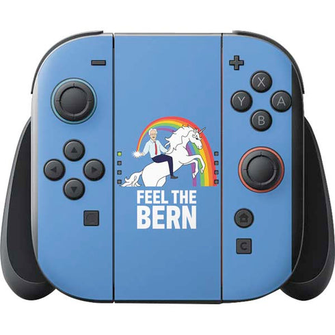 Feel The Bern Unicorn Nintendo Switch 2 (2025) with Joy-Con Skin