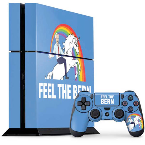 Feel The Bern Unicorn PlayStation PS4 Skins