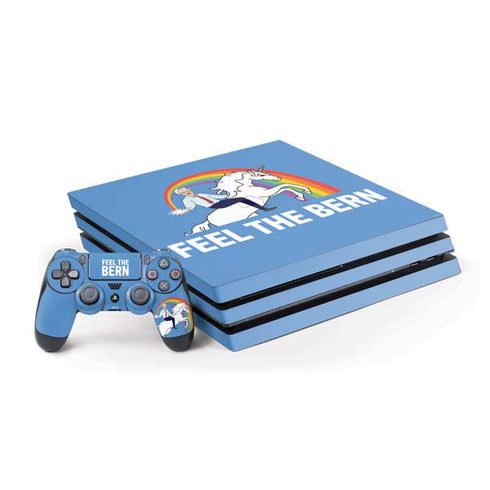 Feel The Bern Unicorn PlayStation PS4 Skins