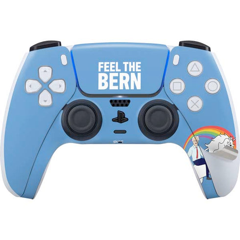 Feel The Bern Unicorn PS5 Pro Disk Bundle Skin