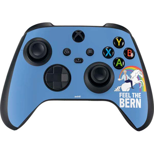 Feel The Bern Unicorn XBox Series X Digital Edition Bundle Skin