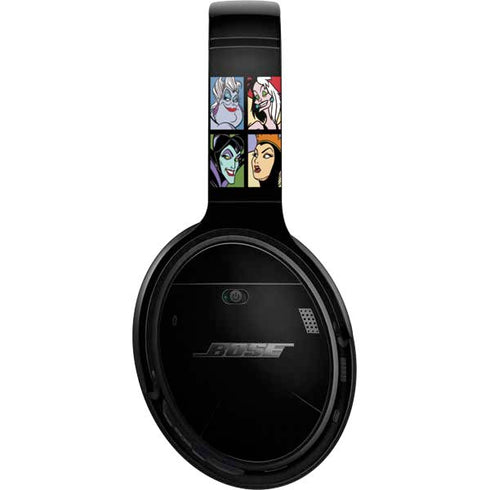 Disney Villains Characters Feels Good To Be Bad Bose QuietComfort 35 Headphones Skin