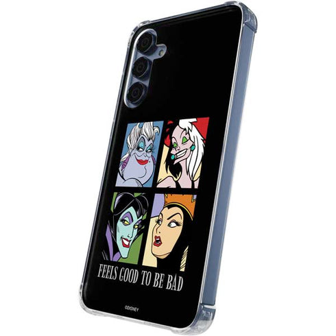 Disney Villains Characters Feels Good To Be Bad Galaxy A35 5G Clear Case