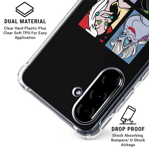 Disney Villains Characters Feels Good To Be Bad Galaxy A36 5G Clear Case