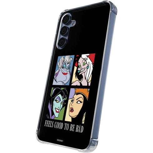 Disney Villains Characters Feels Good To Be Bad Galaxy A55 5G Clear Case