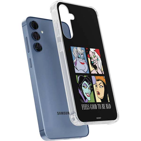 Disney Villains Characters Feels Good To Be Bad Galaxy A55 5G Clear Case