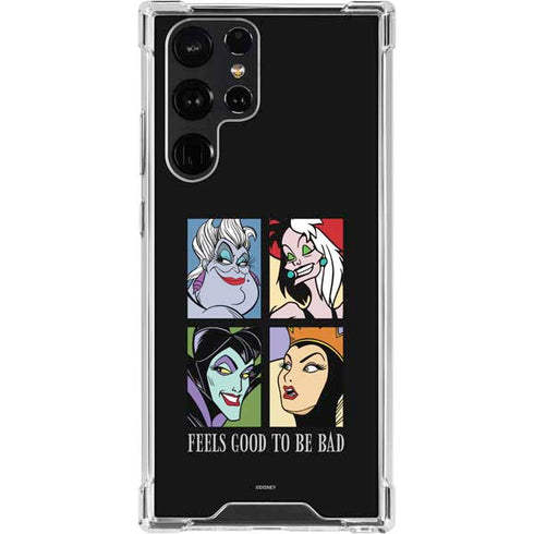 Disney Villains Characters Feels Good To Be Bad Galaxy S23 Ultra Clear Case