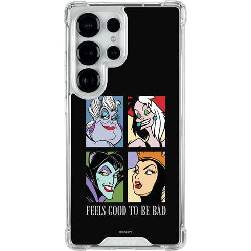 Disney Villains Characters Feels Good To Be Bad Galaxy S25 Ultra Clear Case