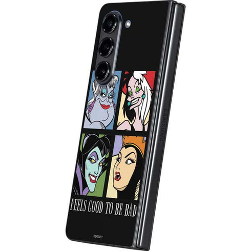 Disney Villains Characters Feels Good To Be Bad Galaxy Z Fold5 5G Skin