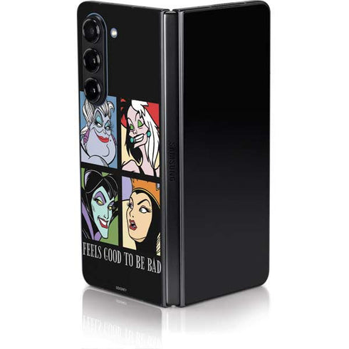 Disney Villains Characters Feels Good To Be Bad Galaxy Z Fold5 5G Skin