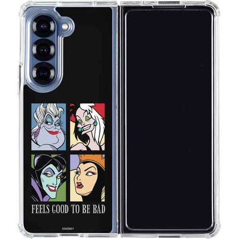 Disney Villains Characters Feels Good To Be Bad Galaxy Z Fold6 Clear Case
