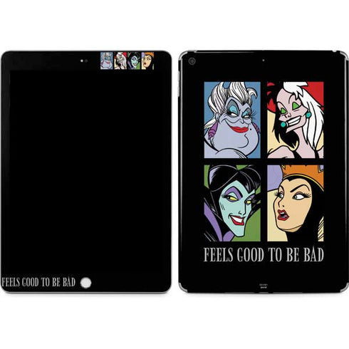 Disney Villains Characters Feels Good To Be Bad Apple iPad Skin