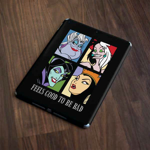 Disney Villains Characters Feels Good To Be Bad Apple iPad Skin
