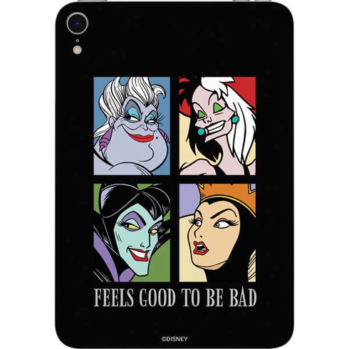 Disney Villains Characters Feels Good To Be Bad Apple iPad Mini Skin