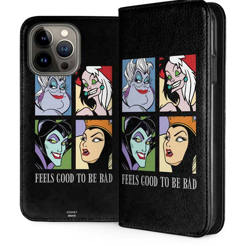 Disney Villains Characters Feels Good To Be Bad iPhone 15 Pro Max Folio Case