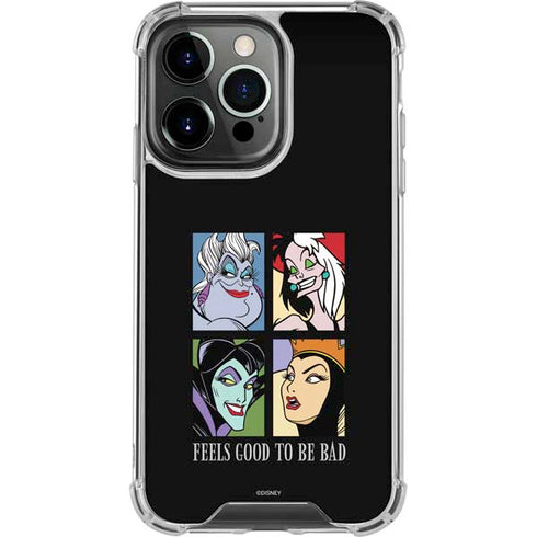 Disney Villains Characters Feels Good To Be Bad iPhone 16 Pro Clear Case