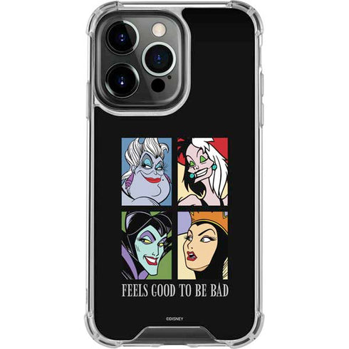 Disney Villains Characters Feels Good To Be Bad iPhone 16 Pro Max Clear Case