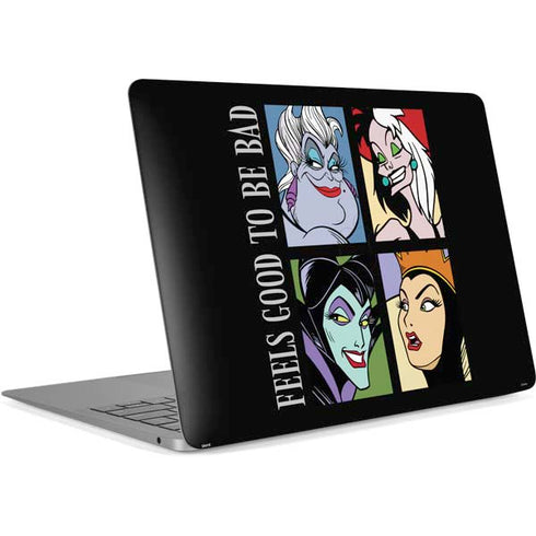Disney Villains Characters Feels Good To Be Bad Apple MacBook Air Skin