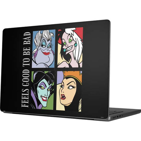 Disney Villains Characters Feels Good To Be Bad Apple MacBook Pro 14-inch Skin